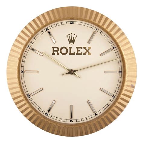 vintage rolex wall clock.